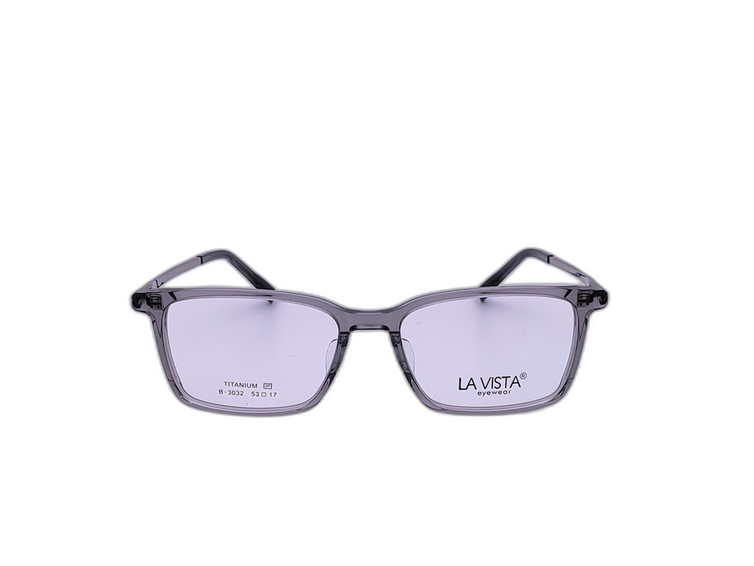 La Vista Eye Wear - Rectangle - Gradient gray - Mod : B-3032 - Col : C2