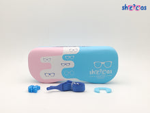 Load image into Gallery viewer, Shecas  - Oval - Baby Blue*purple - 9020 - Color : 03
