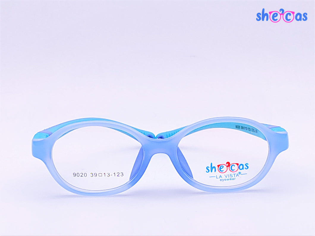 Shecas  - Oval - Baby Blue*purple - 9020 - Color : 03